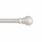 Kenney Mfg Kenney Davenport 1/2 Petite Cafe Decorative Window Curtain Rod, 28-48, Brushed Nickel KN55970 - alternate 1
